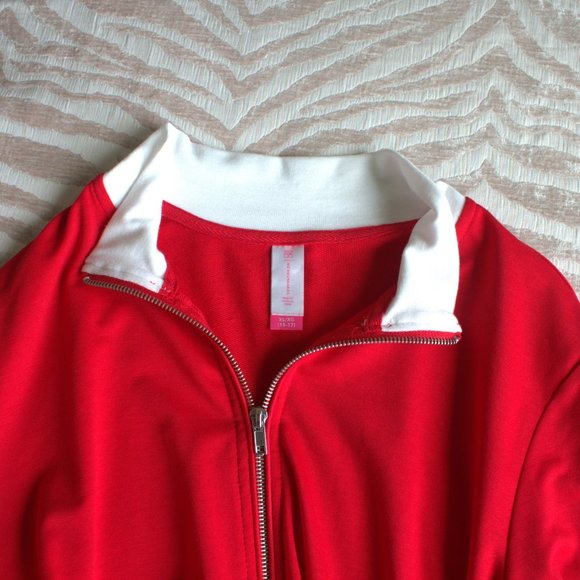 No Boundaries Red | Zip Up Track Jacket - Picture 5 of 5